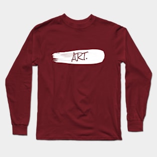 Piece of Art Tag Long Sleeve T-Shirt